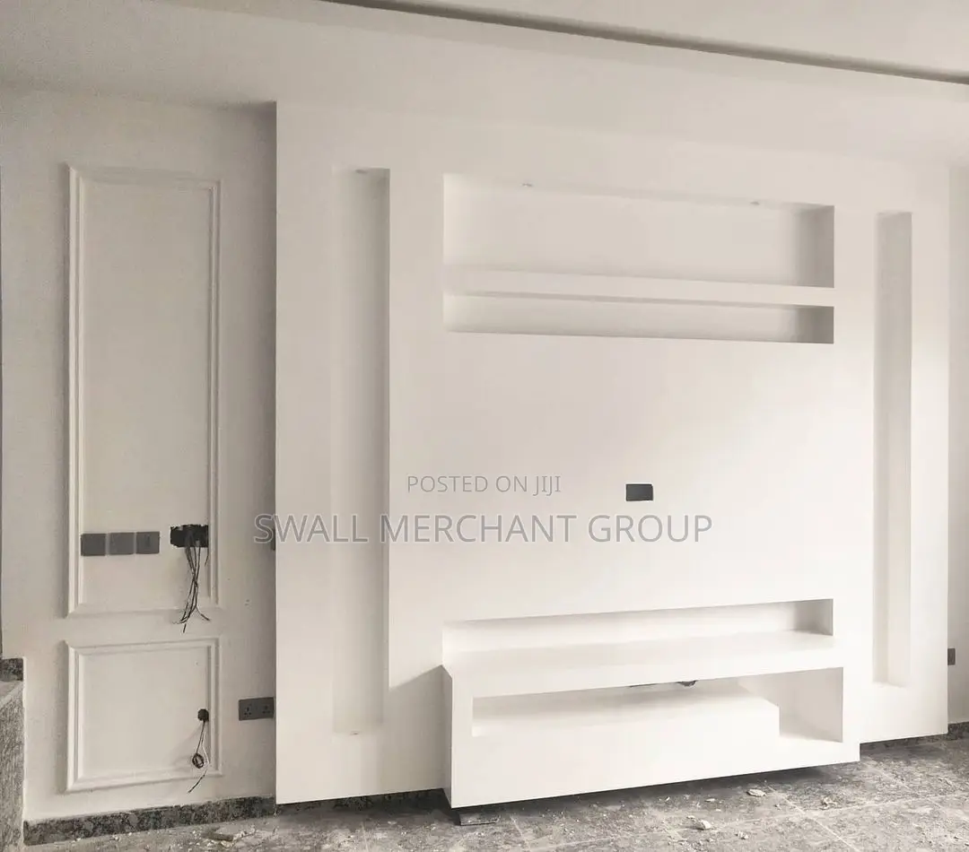 Gypsum Tv Unit Console