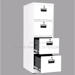 Modern Office File Cabinet With Separate Keys - 4 Drawers