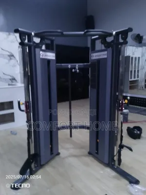 American Fitness Commercial Adjustable Cross Cable