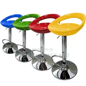 Photo - Fancy Nordic Abs Plastic Kitchen Bar Stools