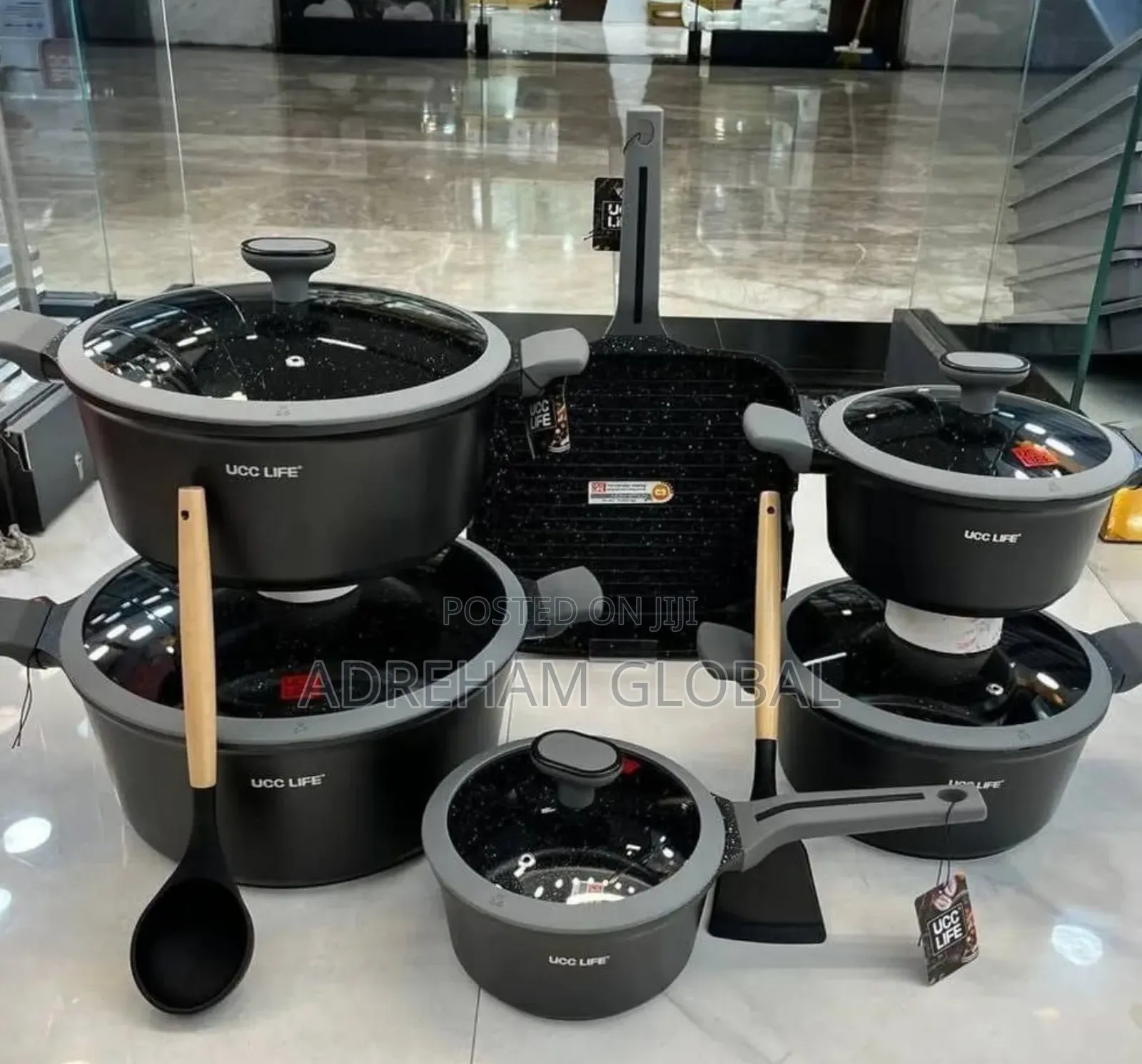 Ucc Life 13pcs Non Stick Cookware Set