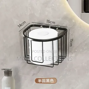 Iron Tissue Holder / Metal Tissue Rack / Toilet Roll Holder