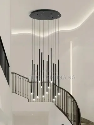 Unique Drop Light for Void Parlor, Staircase Any High Places