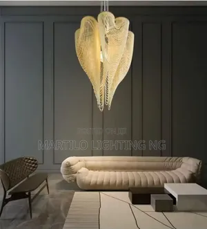 Unique Drop Light for High Living Area