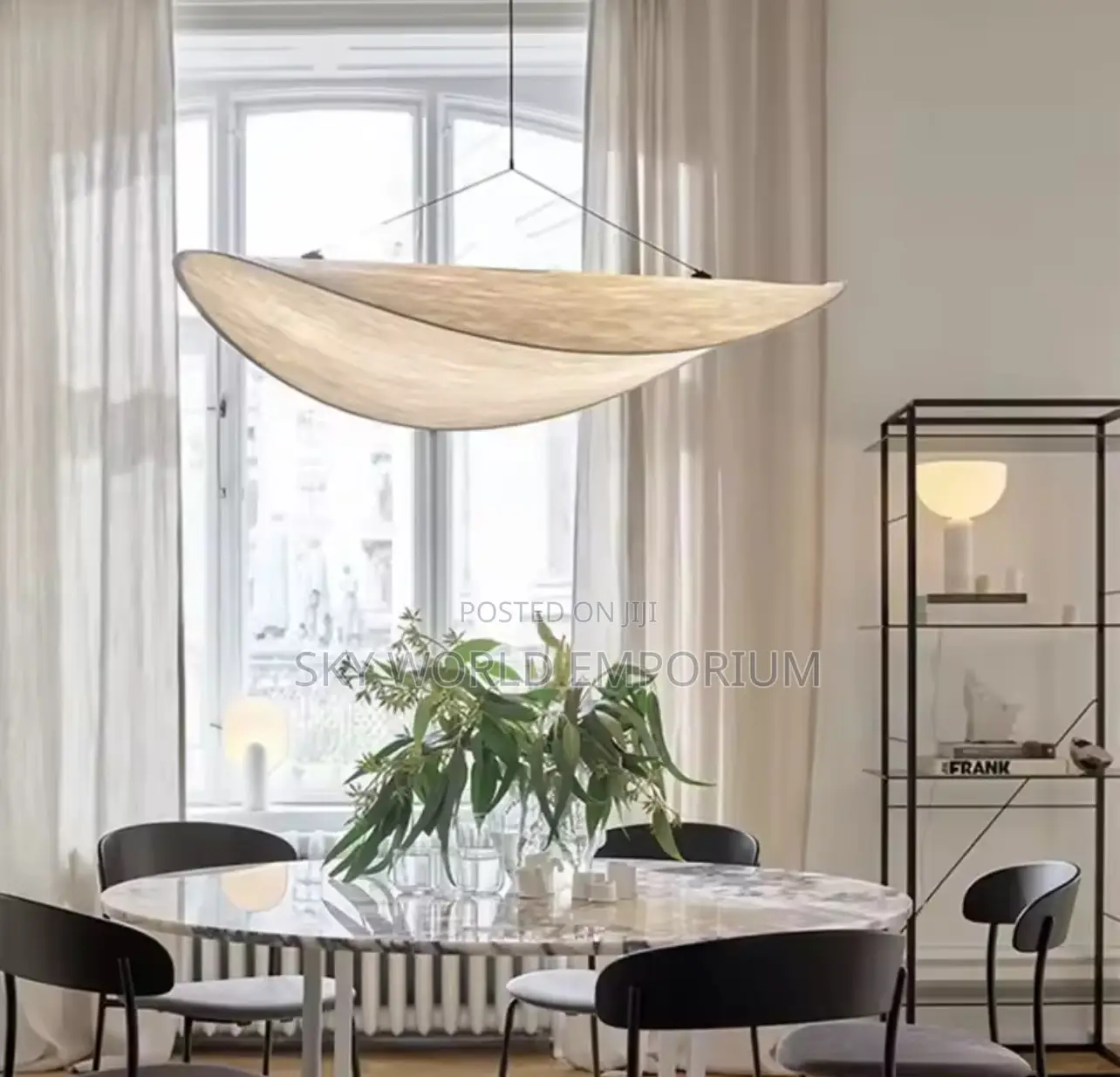 Tense Nordic Vertigo Led Silk Pendant Light