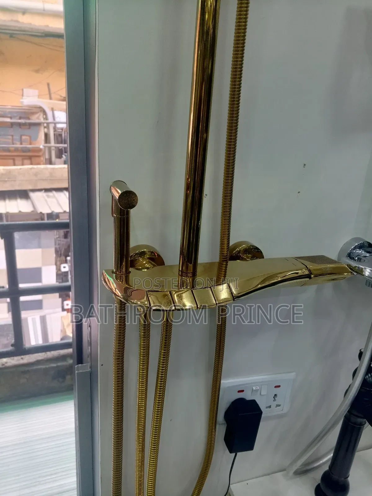 Shining Gold Shower Mixer
