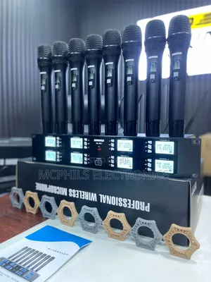 Shure 8 In 1 Uhf Handheld Wireless Microphones