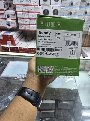 .Tiandy 4mp Ip Varifocal Bullet Camera Tc-C34un '