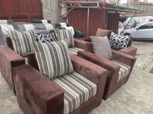 A Standard 7 Seater Pillow Back Sofa