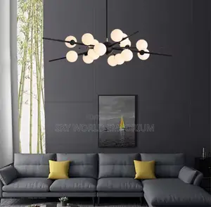 Chandelier Designer Glass Ball Hanging Light