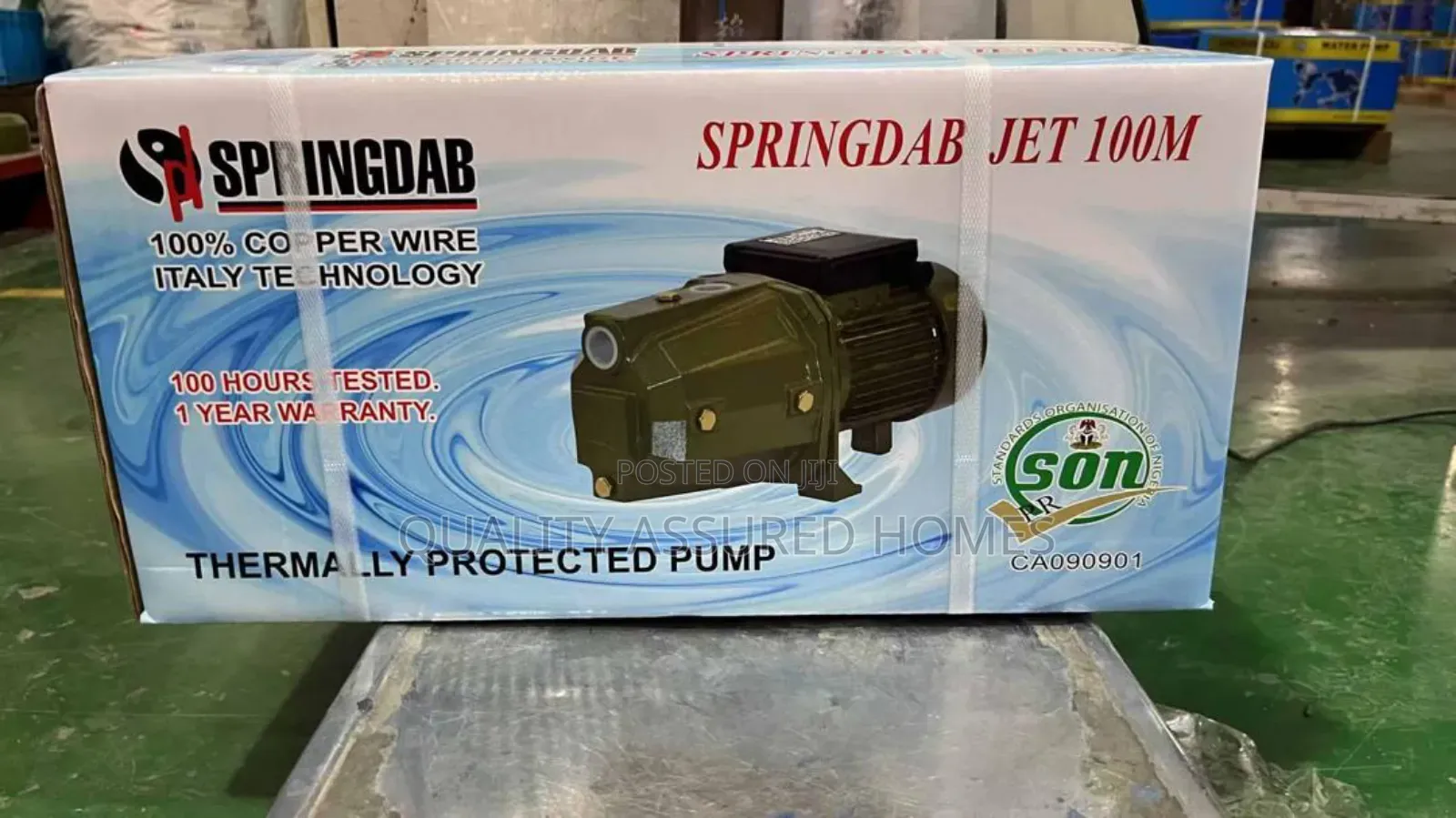 Springdab 1hp Copper Coil Pump