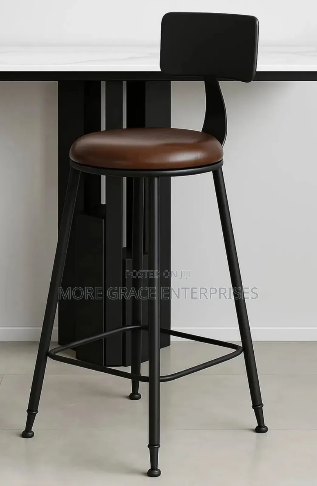 Leather Bar Stool