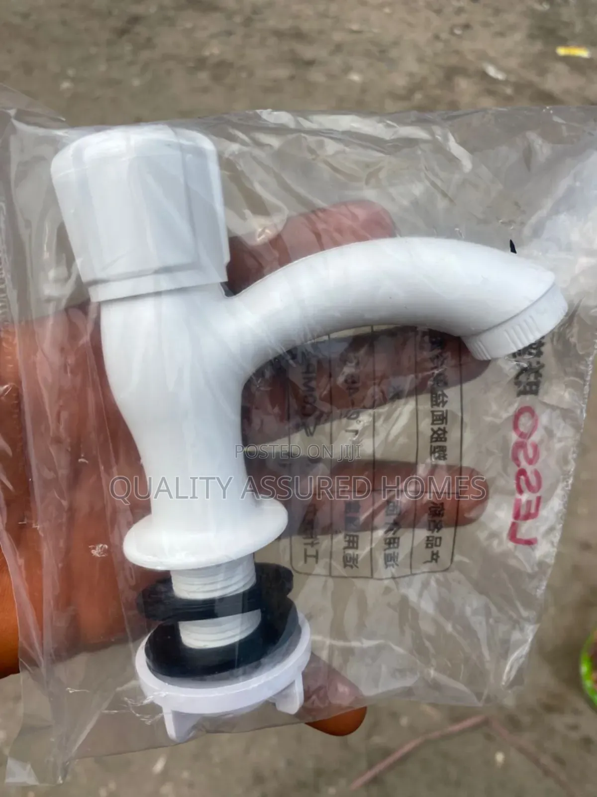 Plastic Basin White Tap