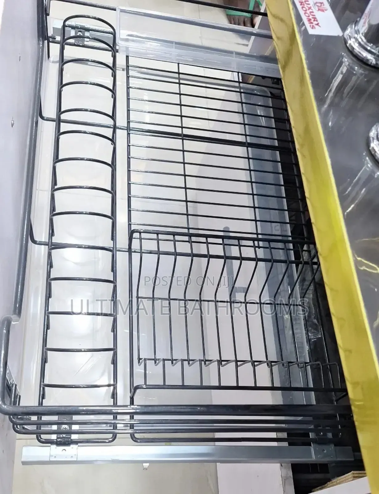 Pull Out Drawer Plate Rack 80cm