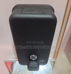 New Ideal Matt Black Manual Liquid Soap Dispenser