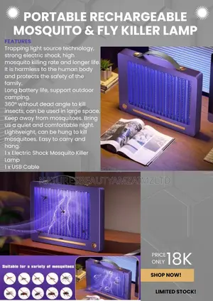 Usb Electric Shock Mosquito Light | Fly Killing Lamp | Portable