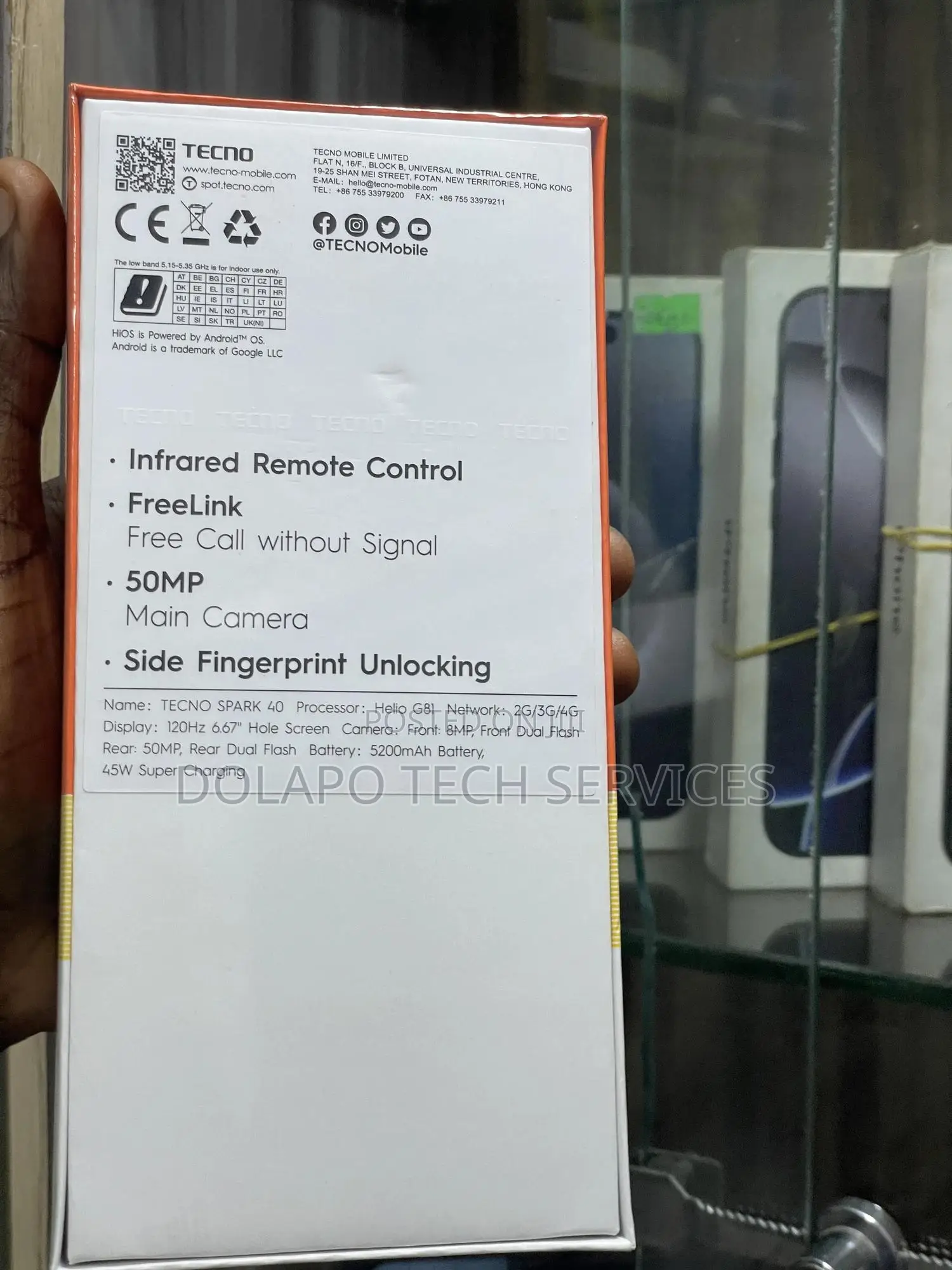 New Tecno Spark 40 128 GB