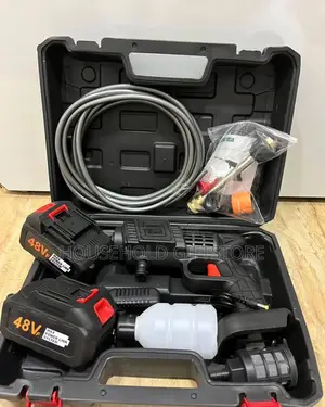 Rechargeable High Pressure Car Washer With 2 Batteries