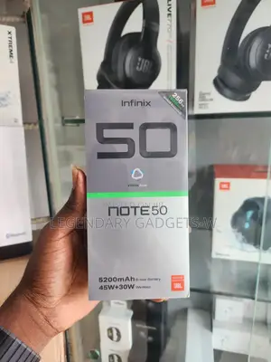 New Infinix Note 50 4G 256 GB Black