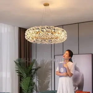 Designer Dandelion Crystal Pendant Chandeliers