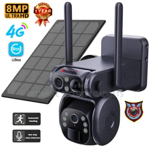 4g Sim Solar Powered Dual Lens Camera