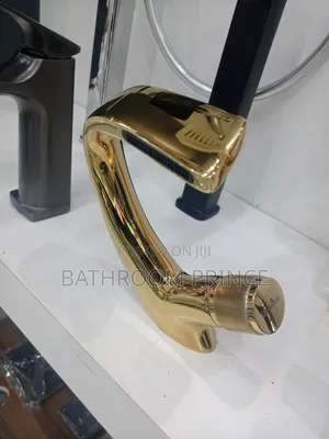 Gold Basin Mixer Tap