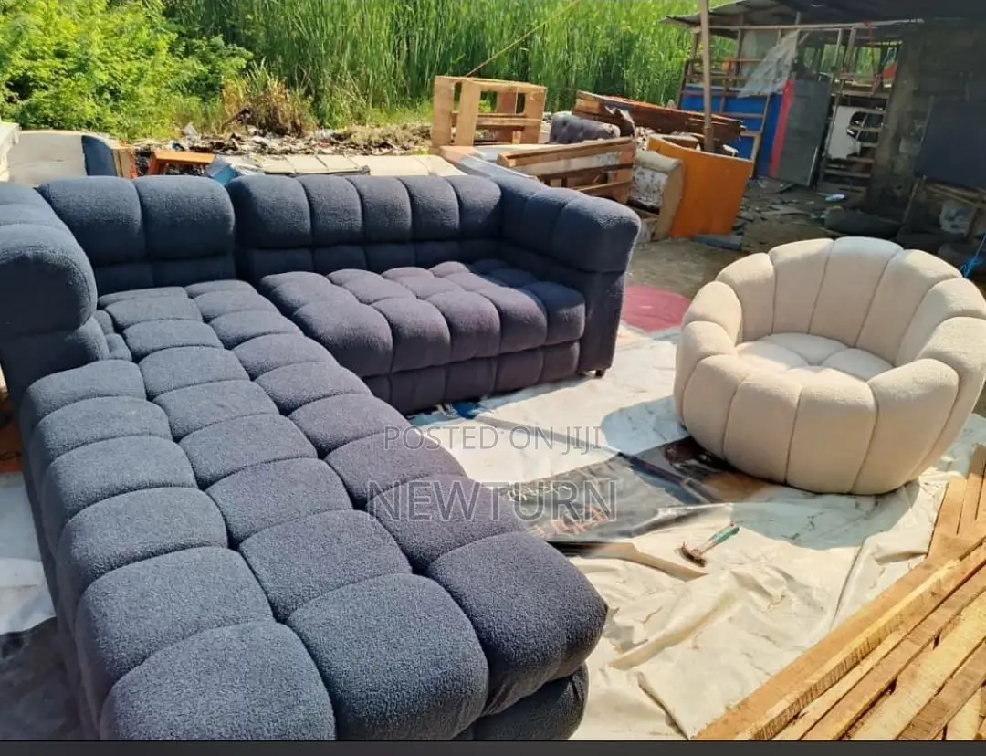 Executive Super L Shape With Single Couch.