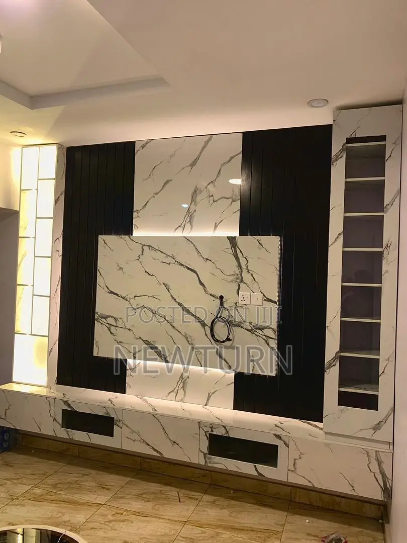 HDF/High Glossy Wall Tv Console.