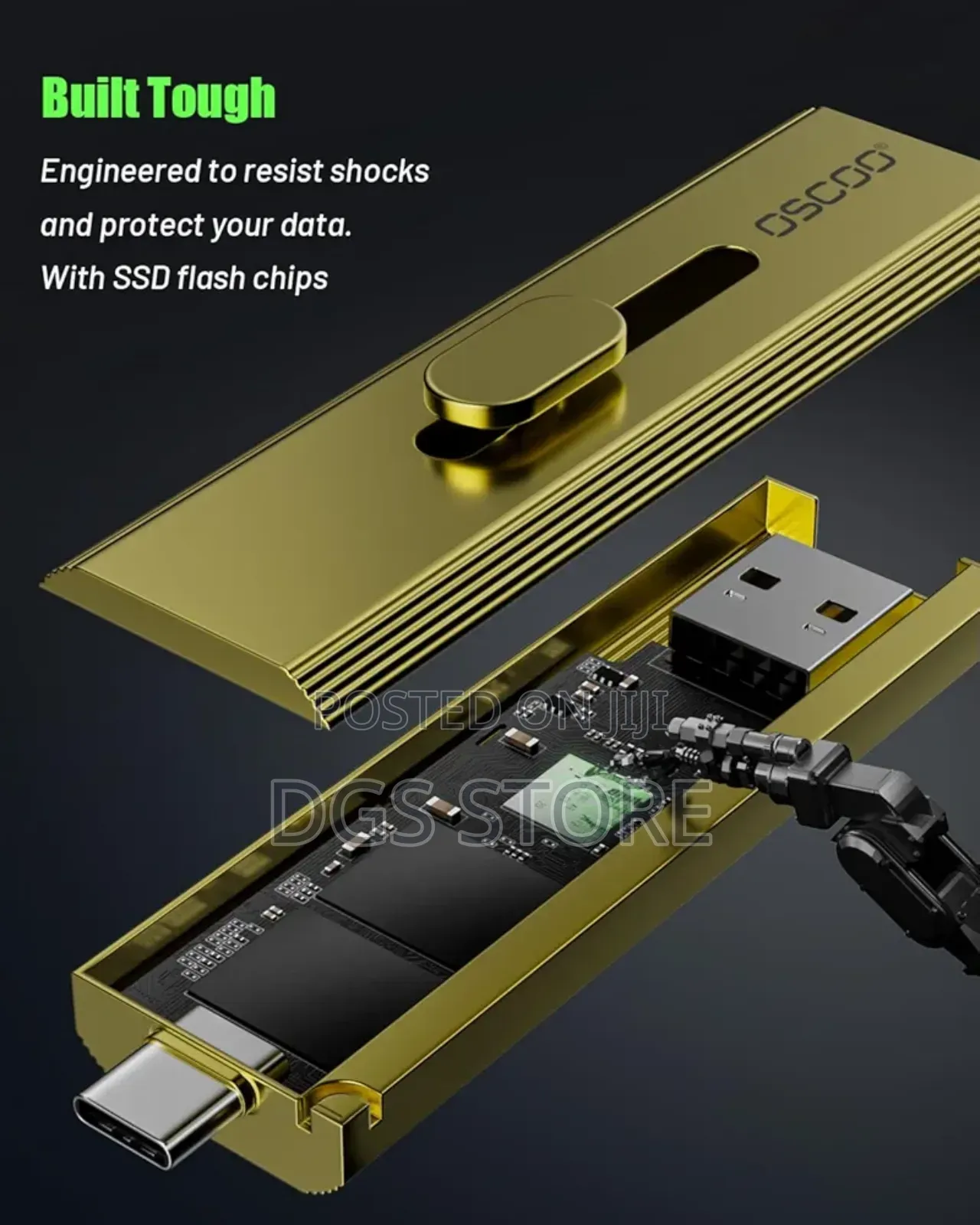 Oscoo T10 SSD Flash Drive Usb a + Type C 1tb