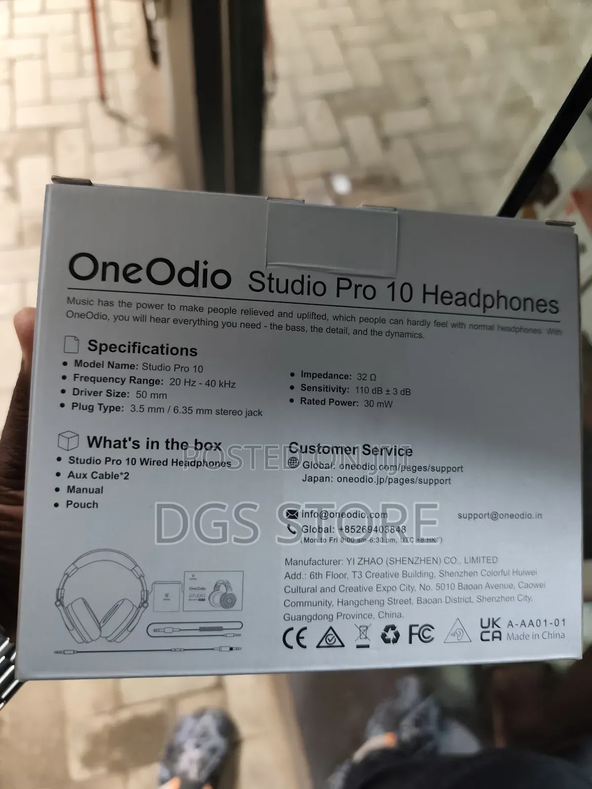 Oneodio 10 Studio Dj Wired Headphone