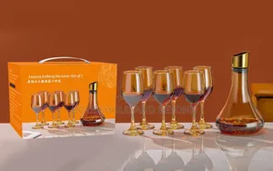 7 Set Luxury Iceberg Decanter Drinkware Set
