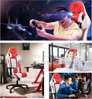 Executive Furgle Ergonomic Gaming Chair - Red White