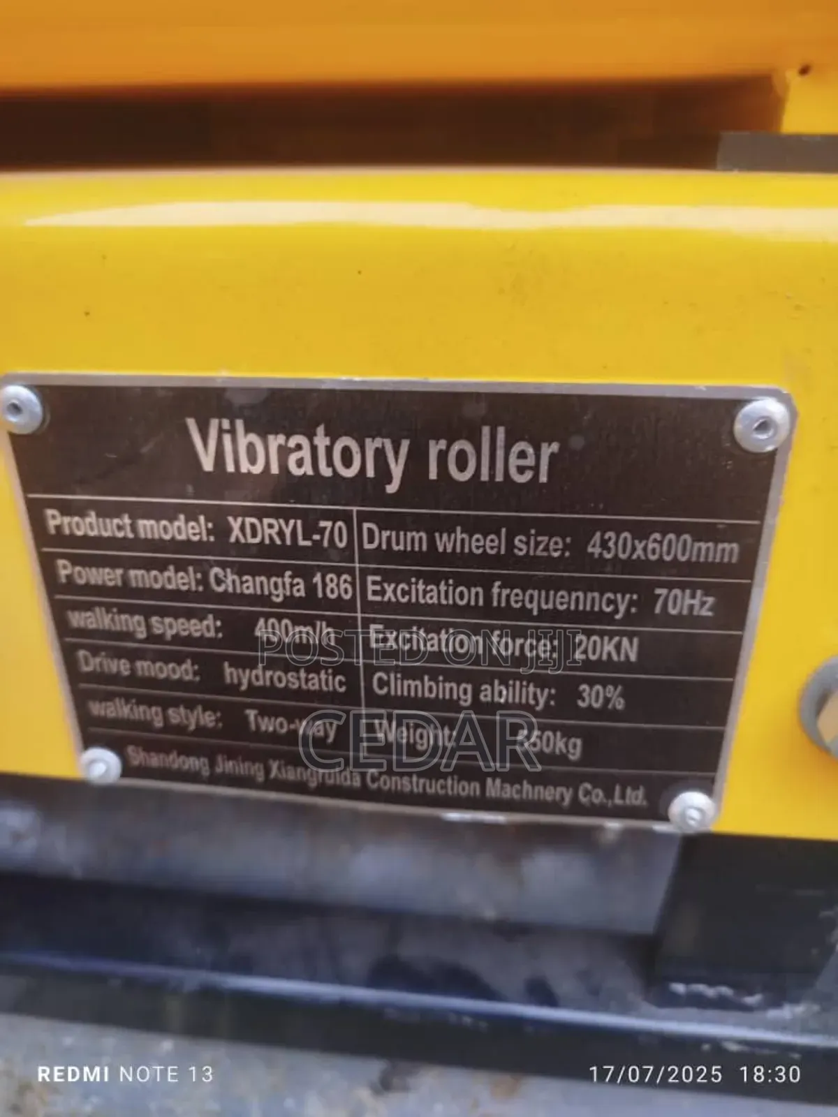 Rolling Copartor Machine