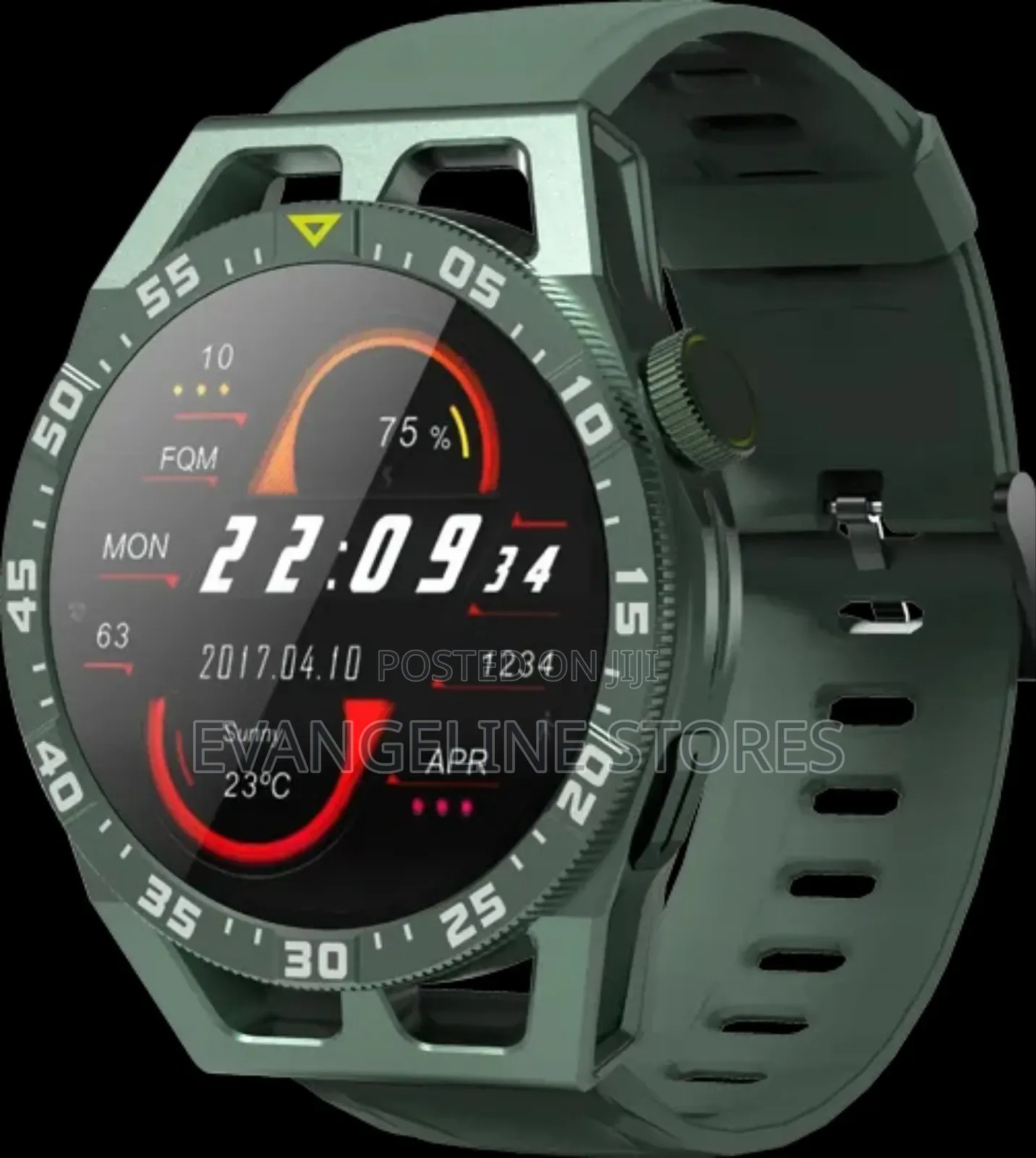 Oale Gt3 Se Smart Watch Round Dial 2 Strap Chain Strap