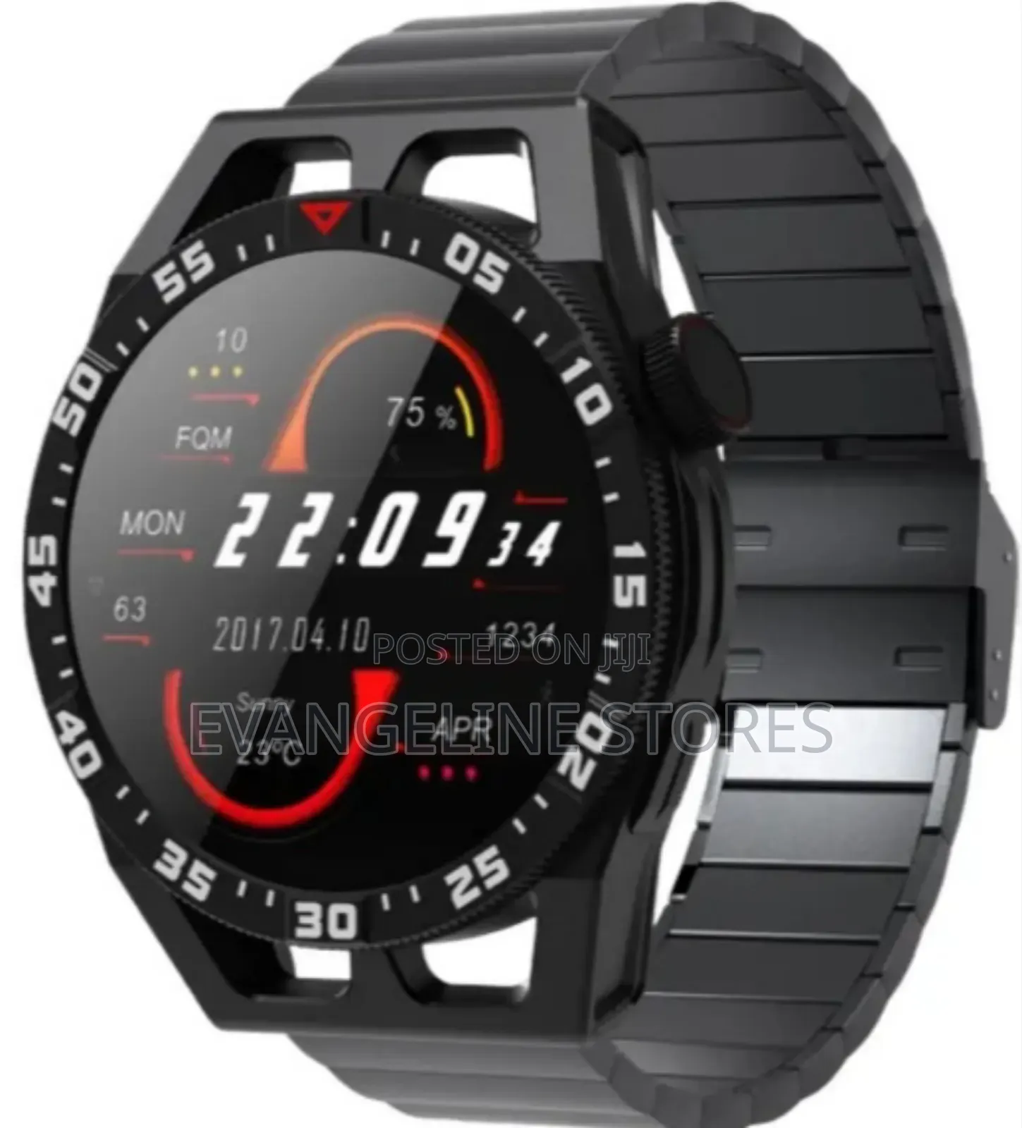 Oale Gt3 Se Smart Watch Round Dial 2 Strap Chain Strap