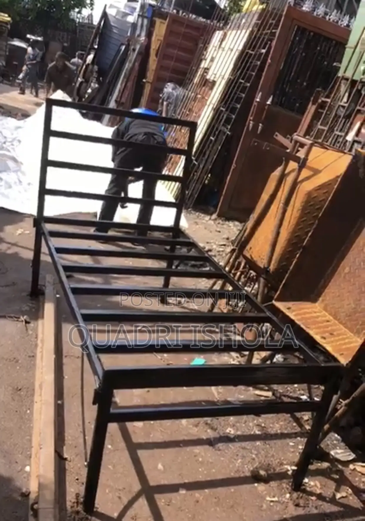 3ft by 6ft Thick Iron Bed Frame
