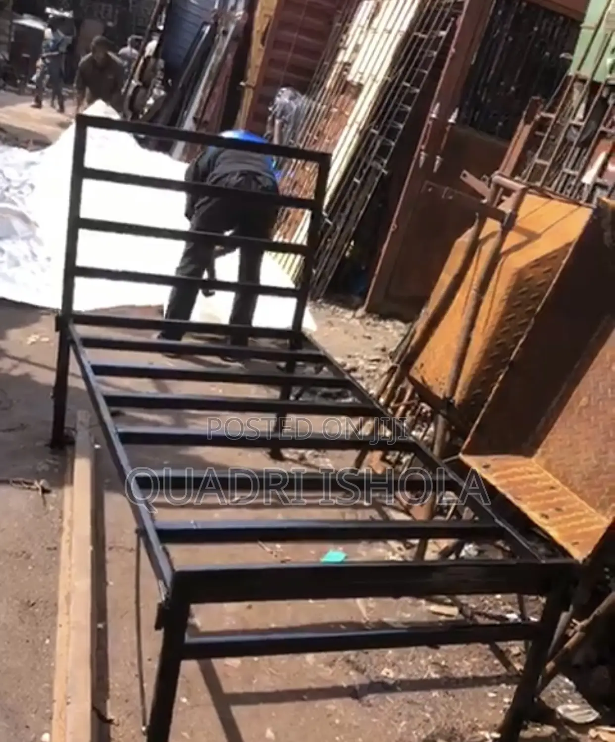 3ft by 6ft Thick Iron Bed Frame