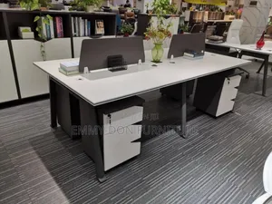 High Quality Iron Leg 4man Workstation