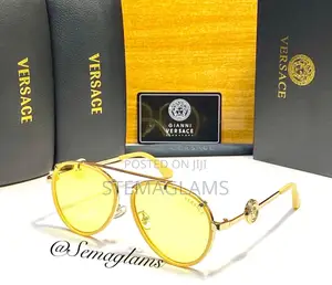 Versace Frame Retro Classic Fashion Glasses Unisex
