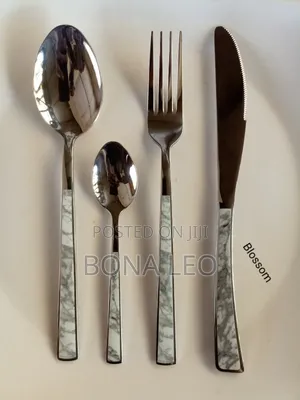 12pcs Marble Cutlery Set