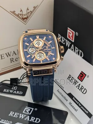 Reward Vip Quality Chronograph Wristwatch Fully Packaged