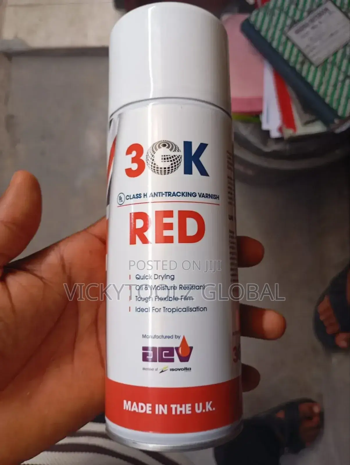 Anti Tracking Varnish Red