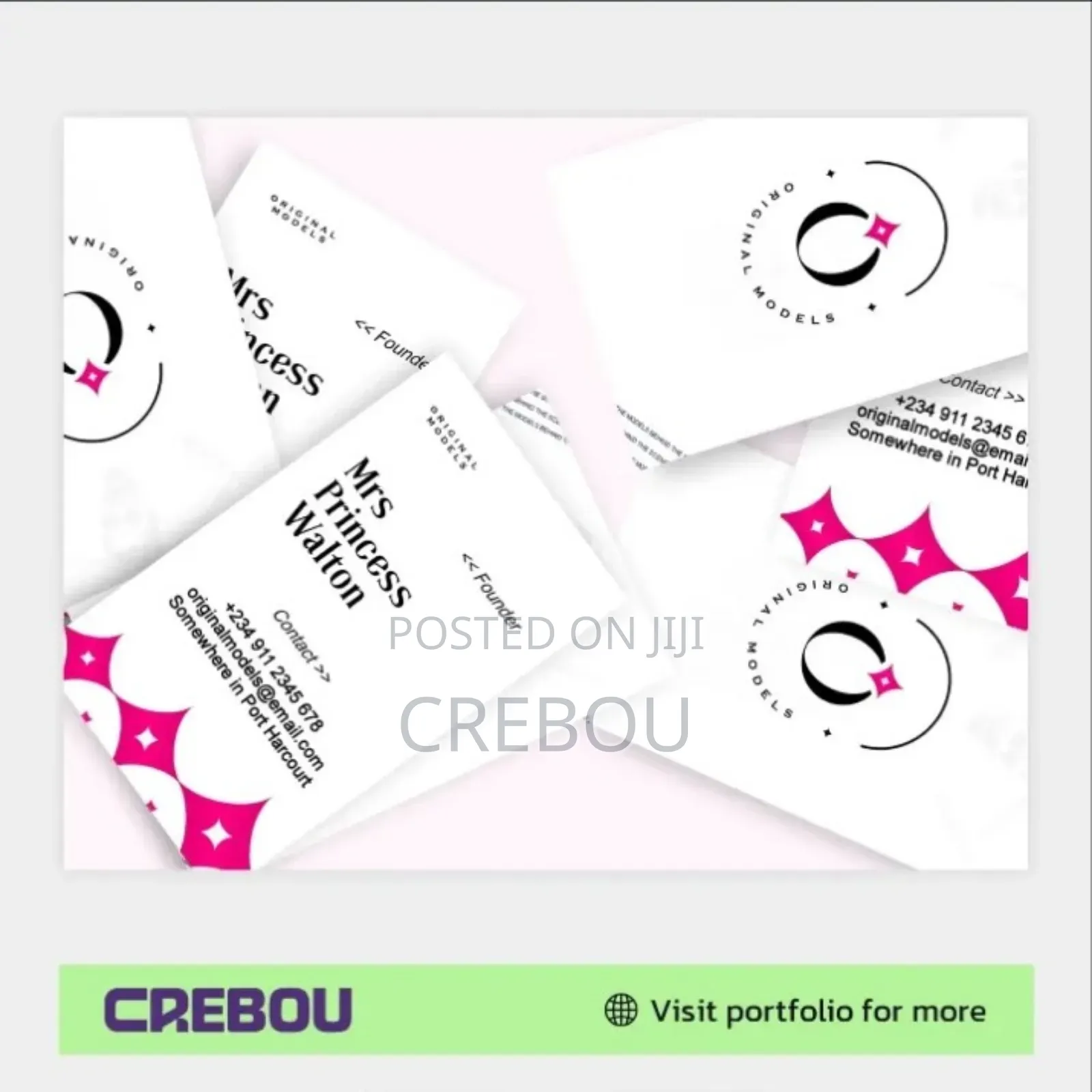 Minimal Business Card Designs | Book Now
