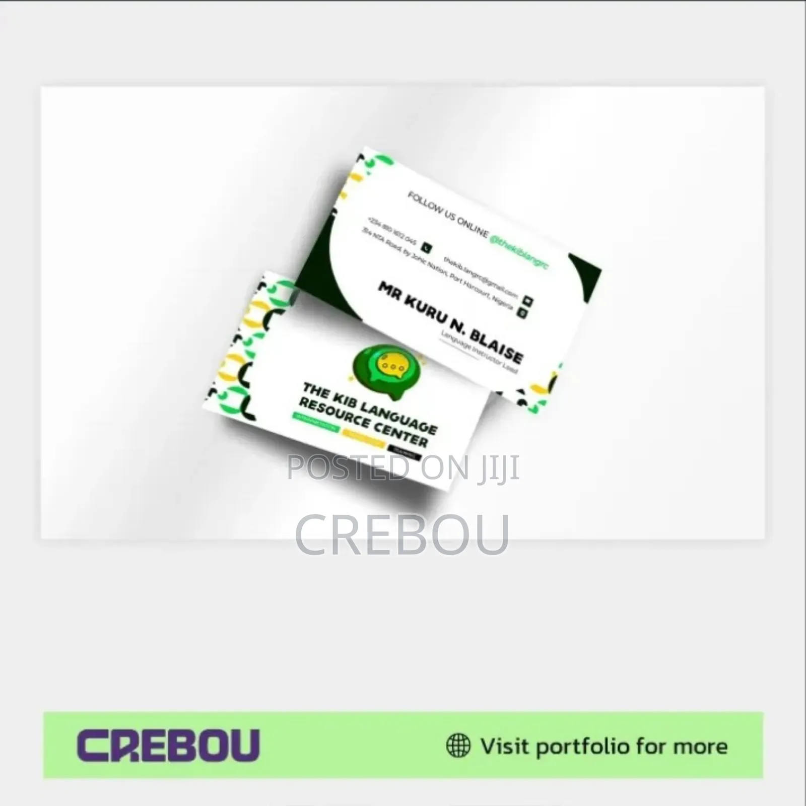 Minimal Business Card Designs | Book Now