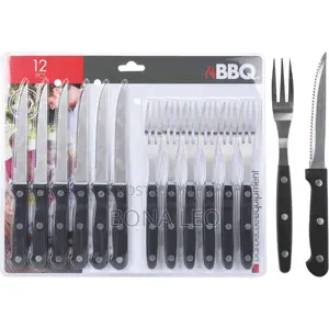 BBQ 6pcs Steak Knife and Fork