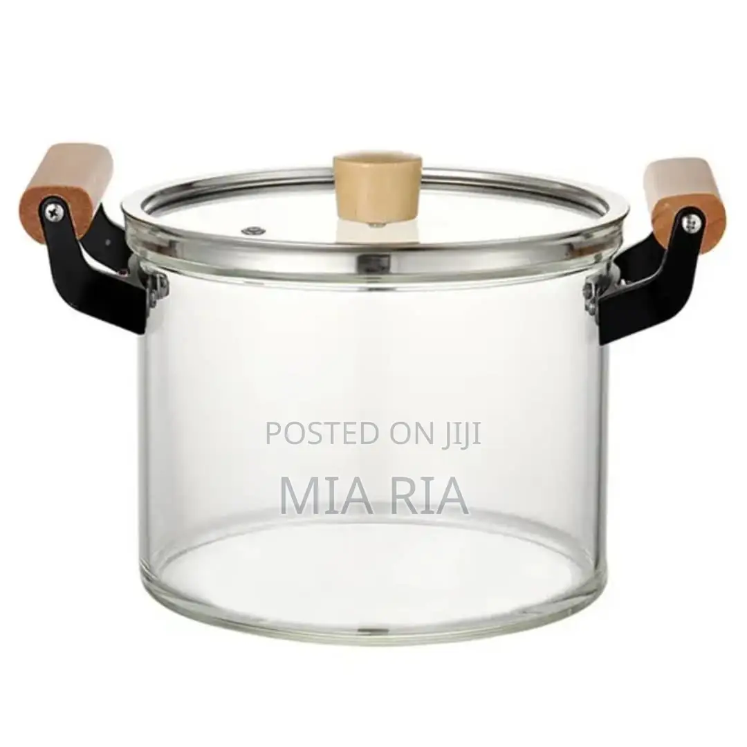 Transparent Glass Pot