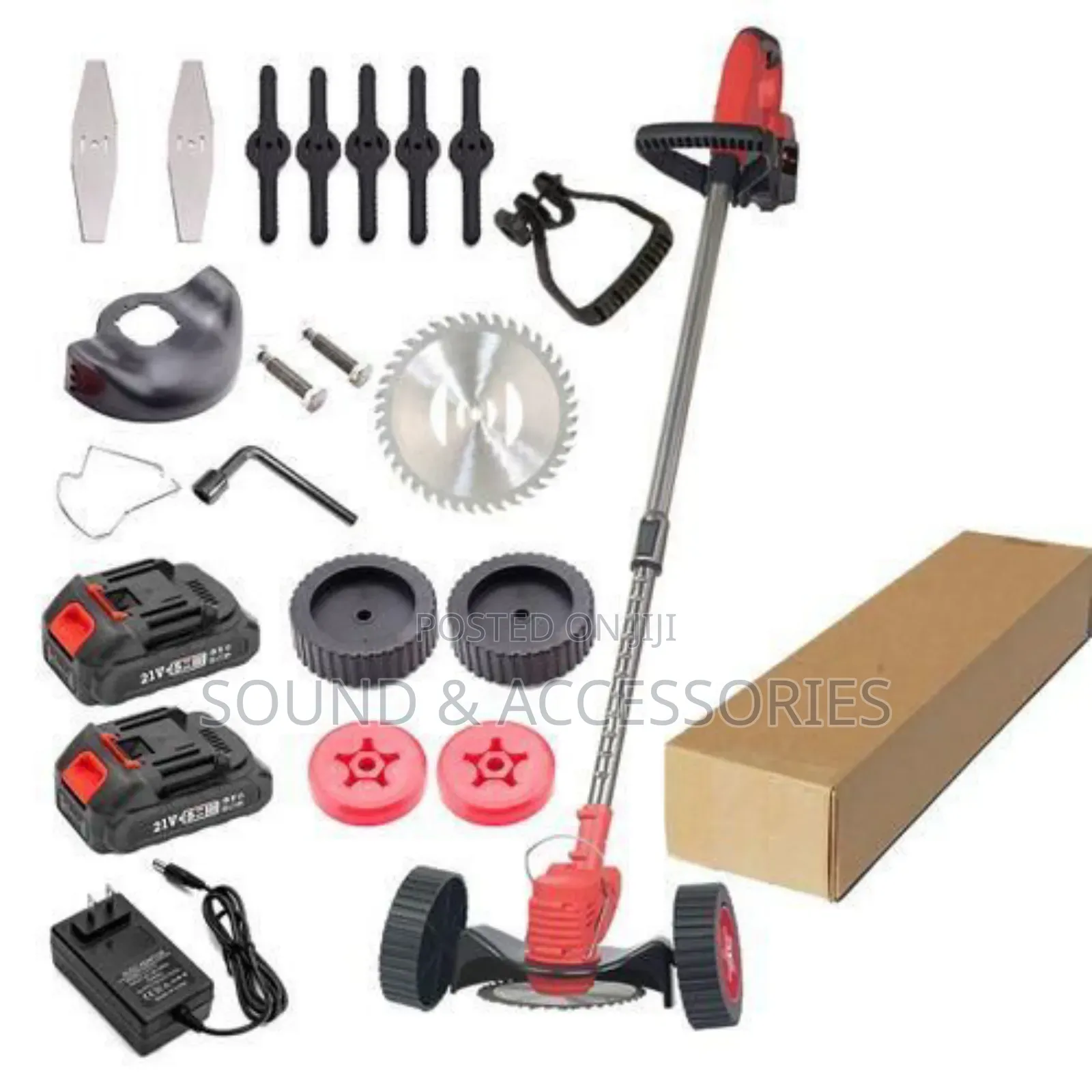 Grass Cutter Rechargeable With Two 48vh Battery