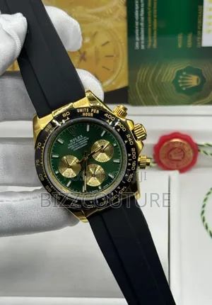 Original Rolex Oyster Perpetual Black Rubber Strap Watch