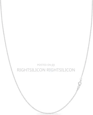 Usa Kezef 1mm 925 Sterling Silver Necklace for Women