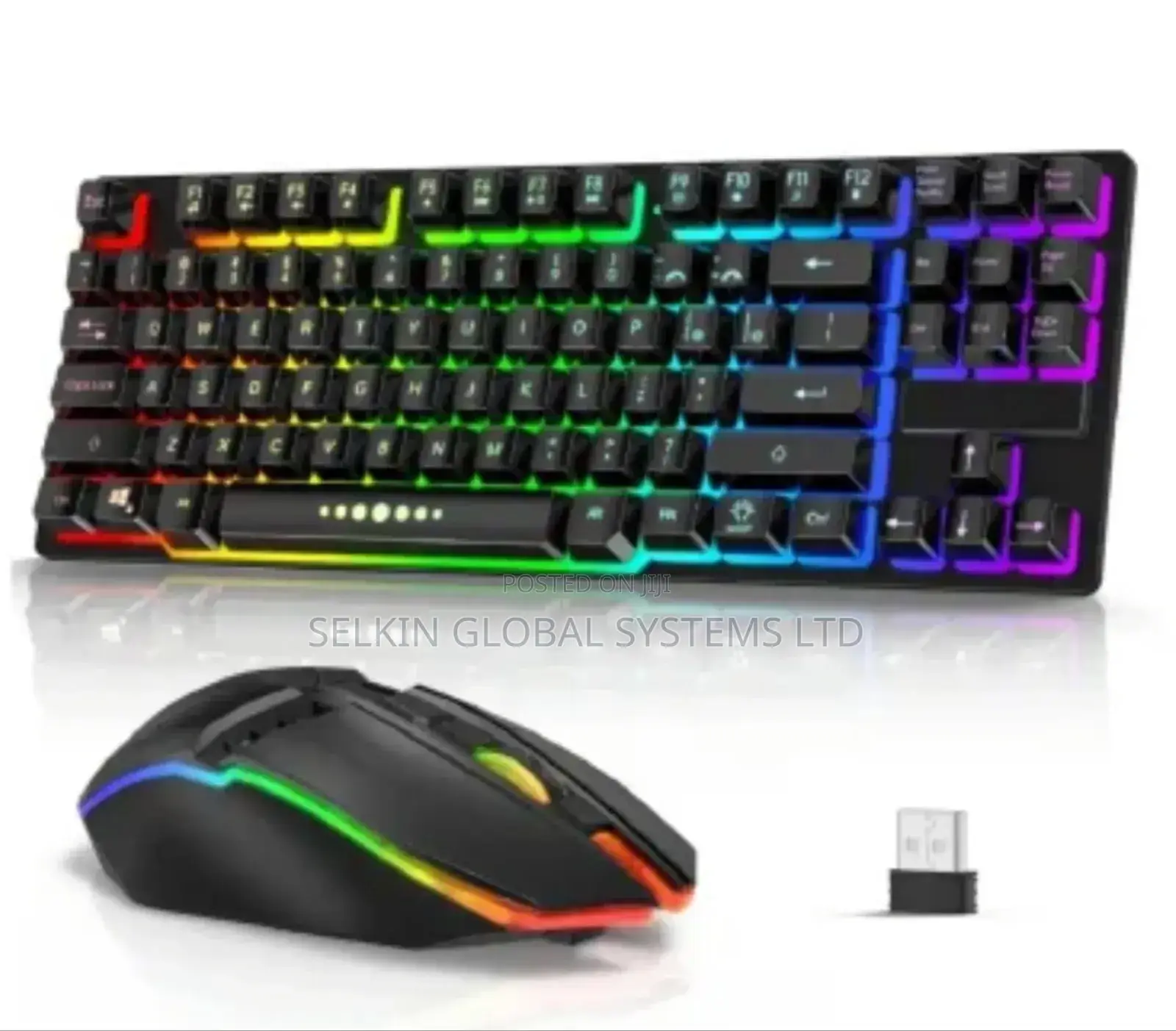 Raiku R903 Raiku Rechargable Gaming RGB Wireless Keyboard and Mouse for sale ...